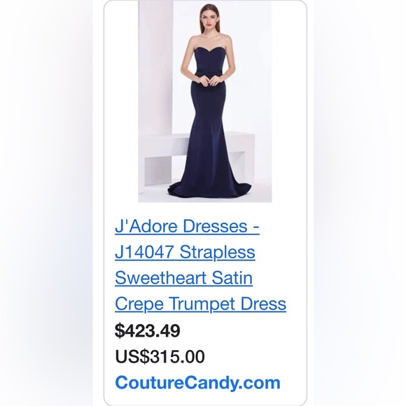 Jadore evening dress (Blush colour) - Picture 9 of 10